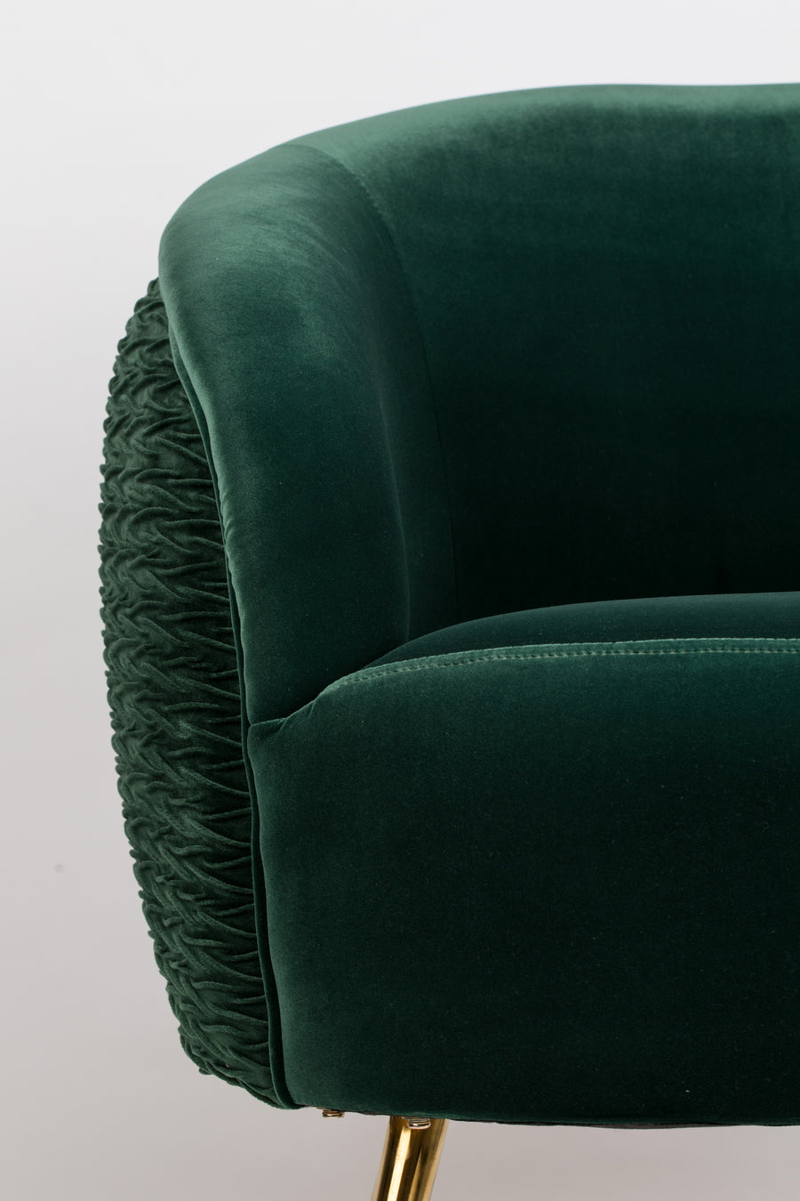Loungestoel So Curvy Donkergroen