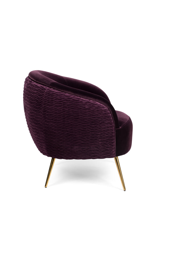 Loungestoel So Curvy Paars