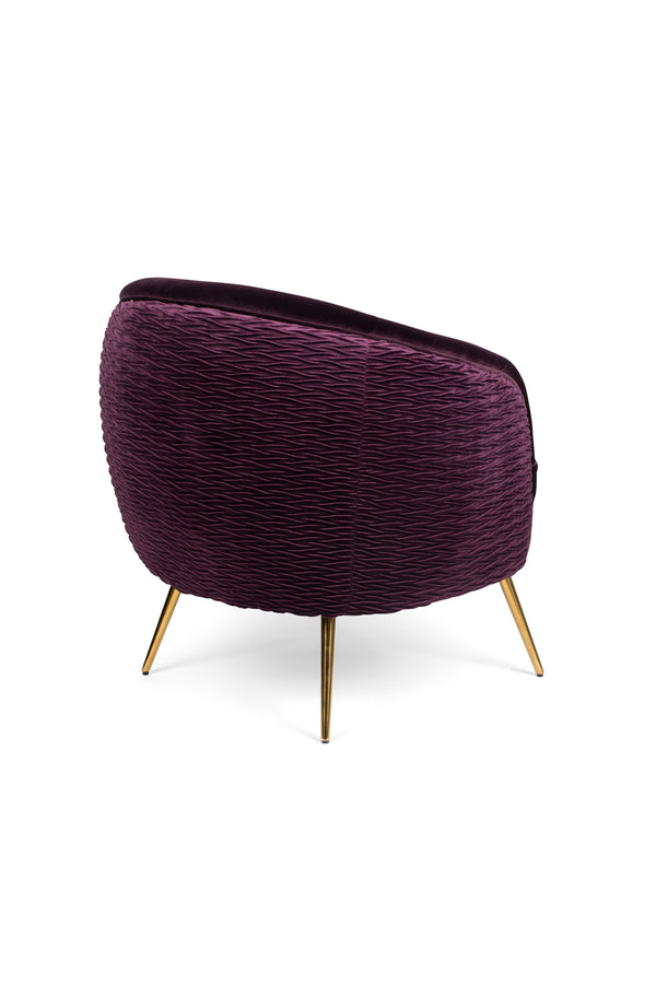 Loungestoel So Curvy Paars