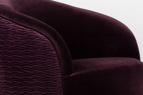 Loungestoel So Curvy Paars