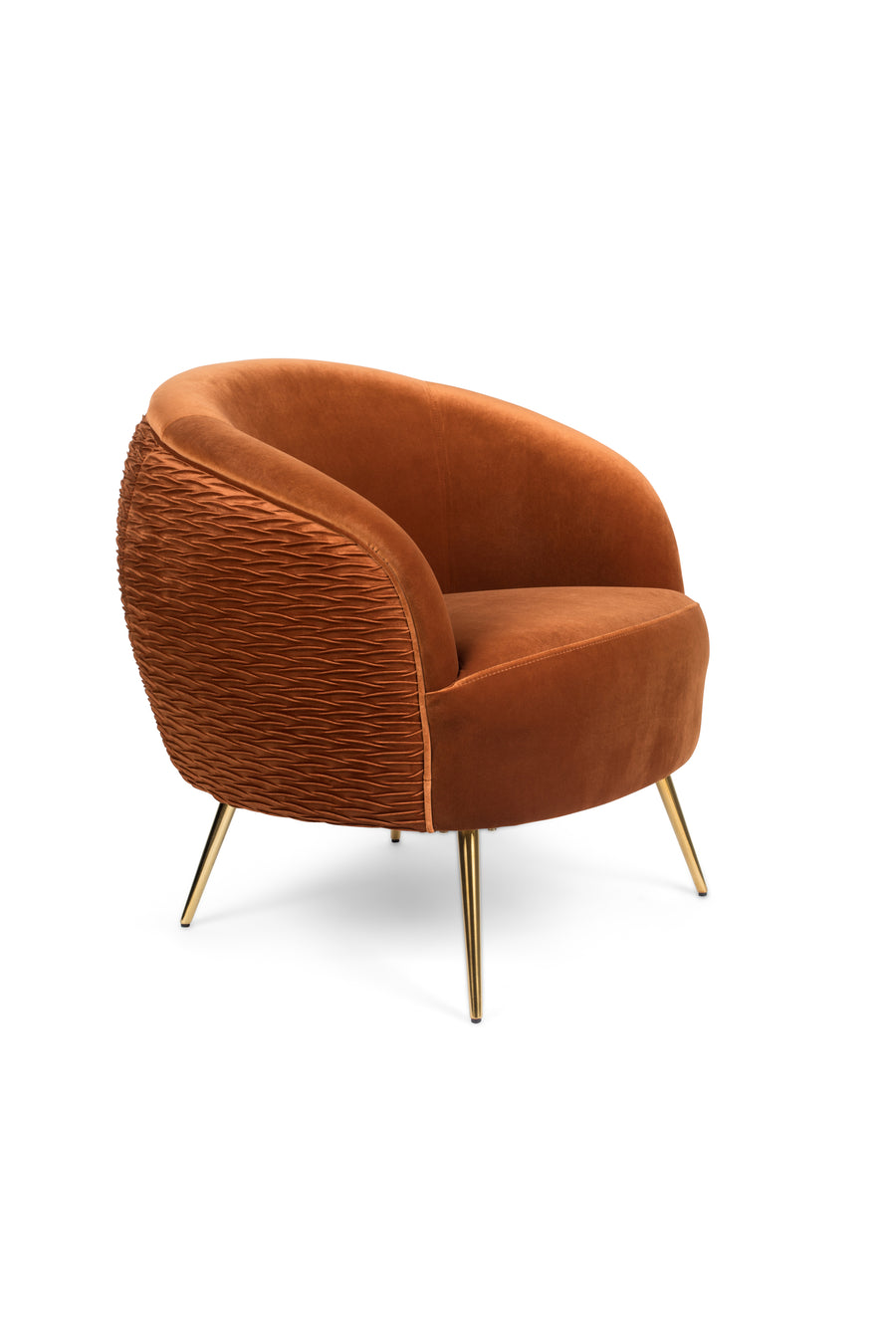So curvy fauteuil oranje