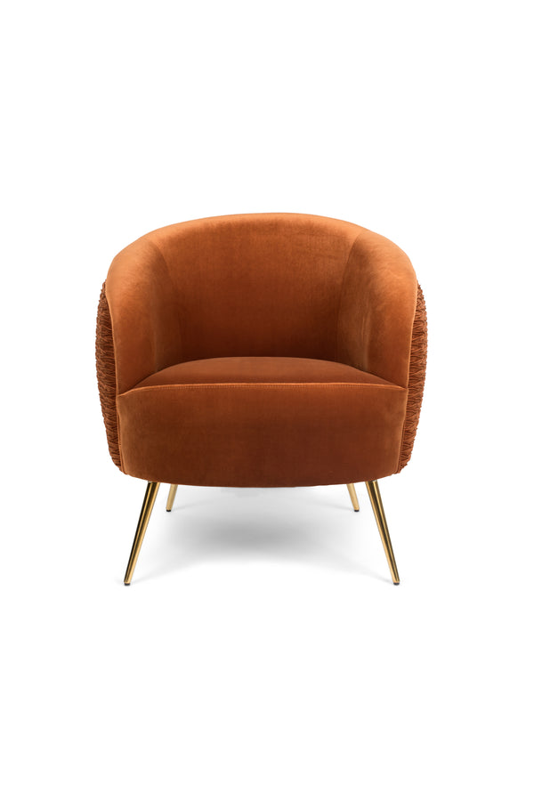 So curvy fauteuil oranje