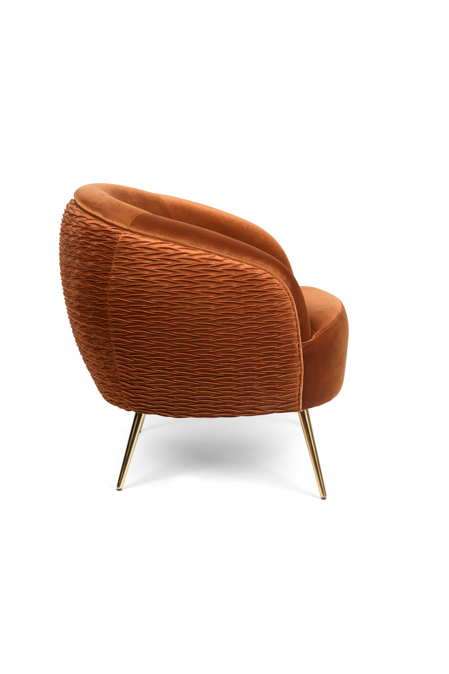 So curvy fauteuil oranje