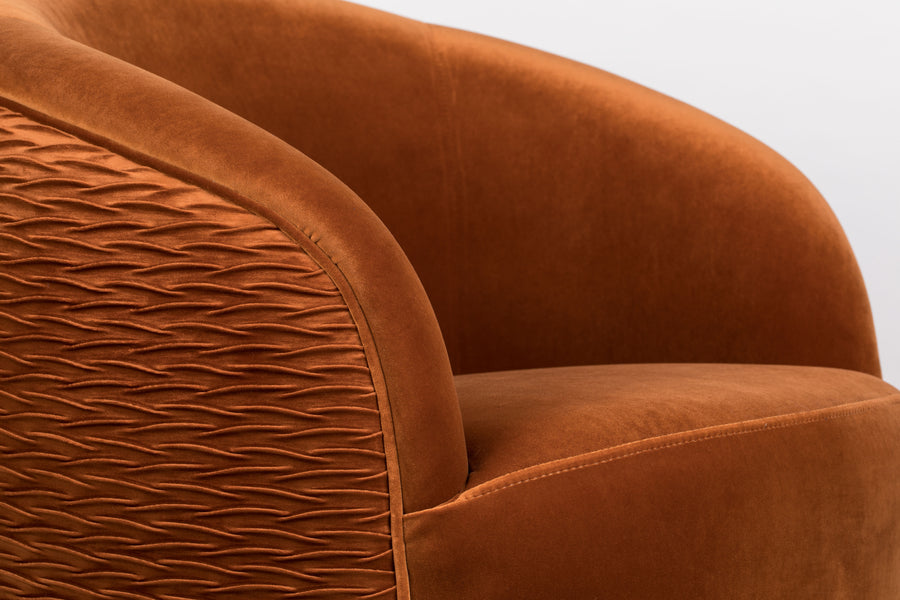 So curvy fauteuil oranje