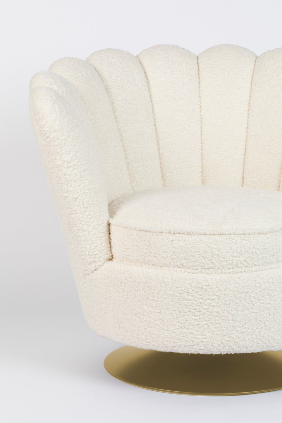 Mother of all shells fauteuil teddy naturel