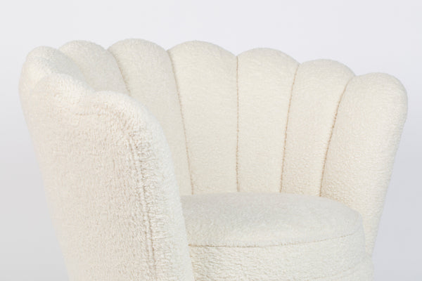 Mother of all shells fauteuil teddy naturel