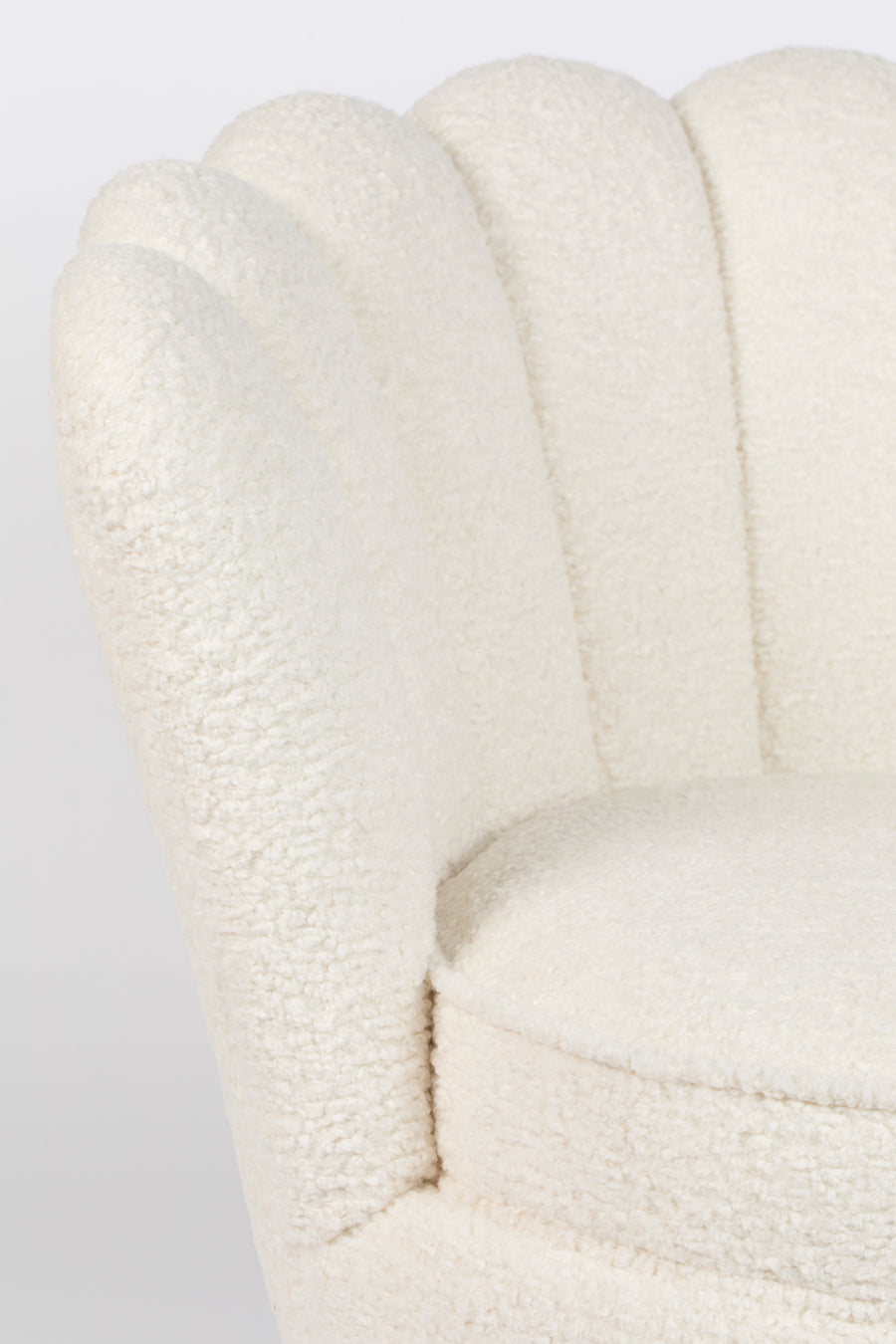 Mother of all shells fauteuil teddy naturel