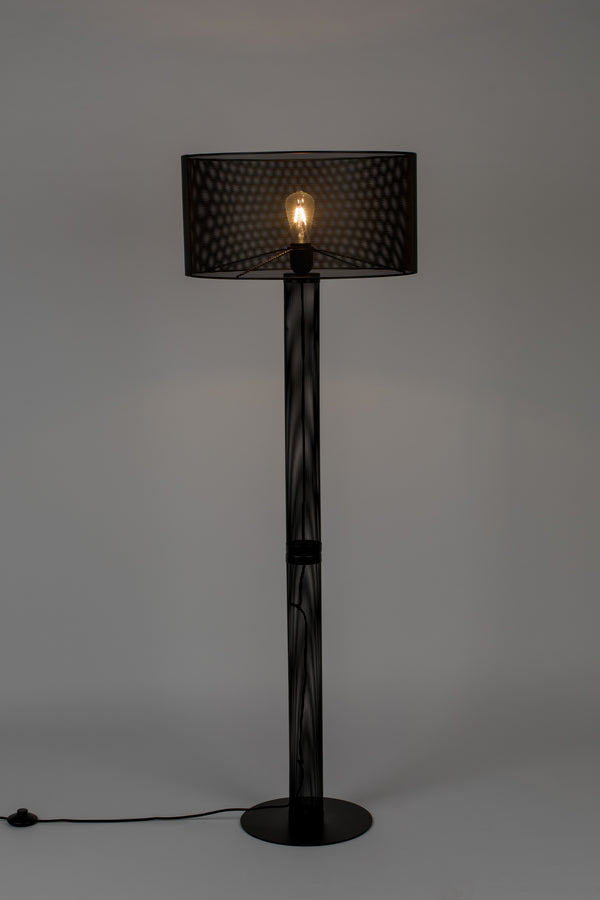 Vloerlamp Sweet Mesh Zwart