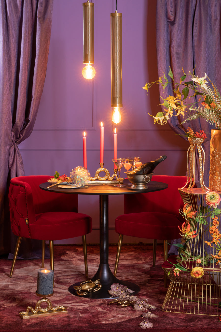 Sweet mesh hanglamp goud m