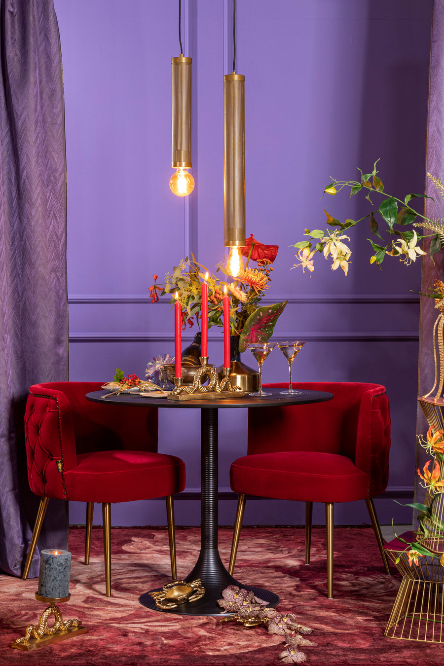 Sweet mesh hanglamp goud m
