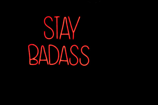 Badass wandlamp led neon