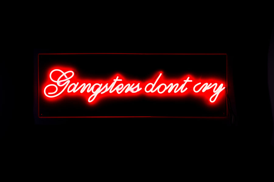 Gangsters wandlamp led neon