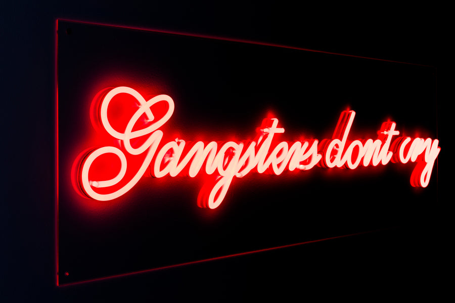 Gangsters wandlamp led neon
