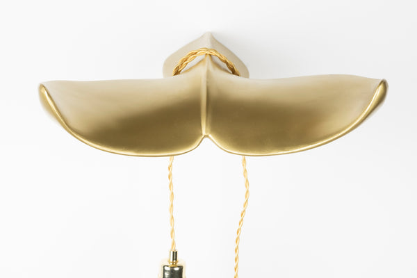 The tail will follow wandlamp goud