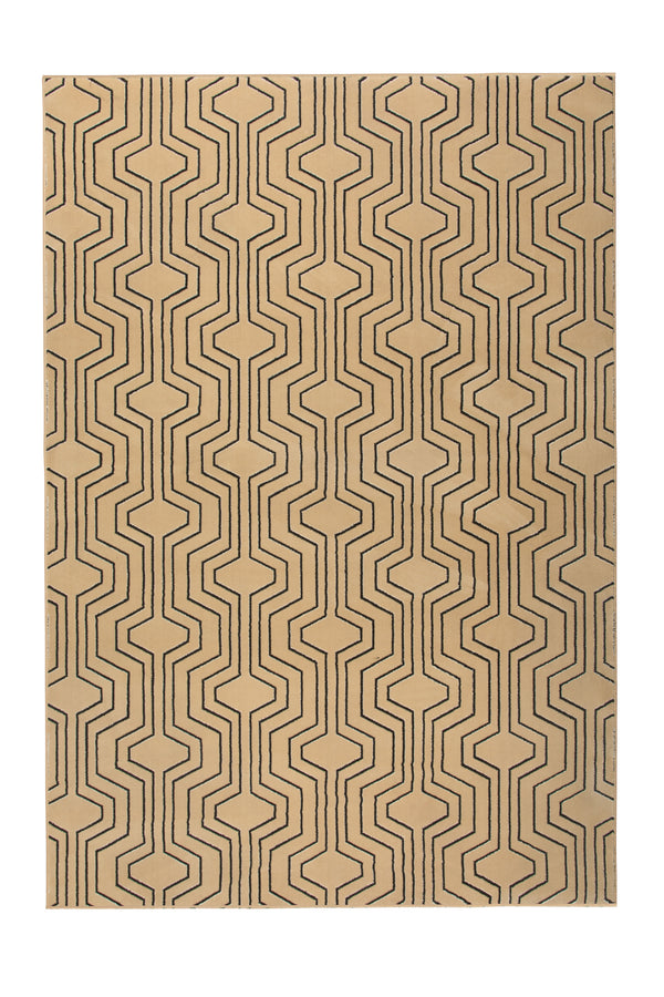 Vloerkleed Swinging Lines 160x230 Beige