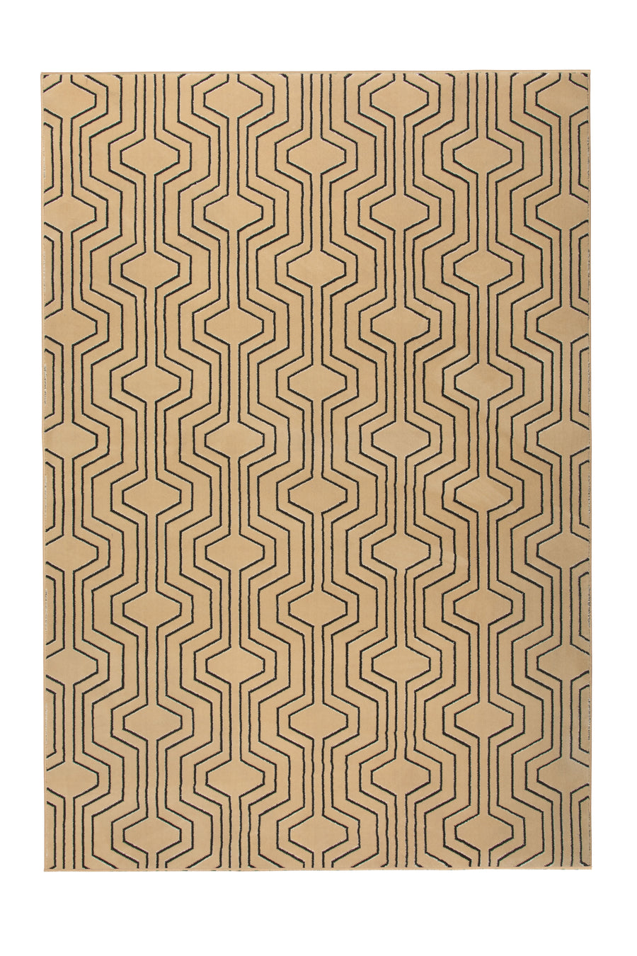 Vloerkleed Swinging Lines 160x230 Beige
