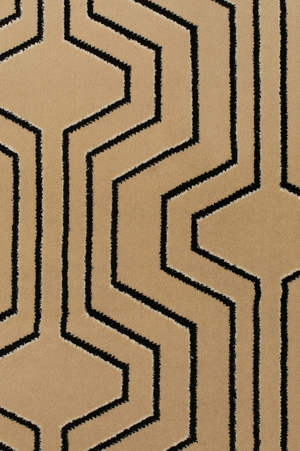Vloerkleed Swinging Lines 160x230 Beige