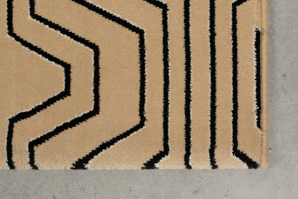 Vloerkleed Swinging Lines 160x230 Beige