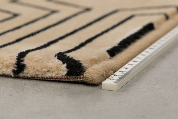 Vloerkleed Swinging Lines 160x230 Beige
