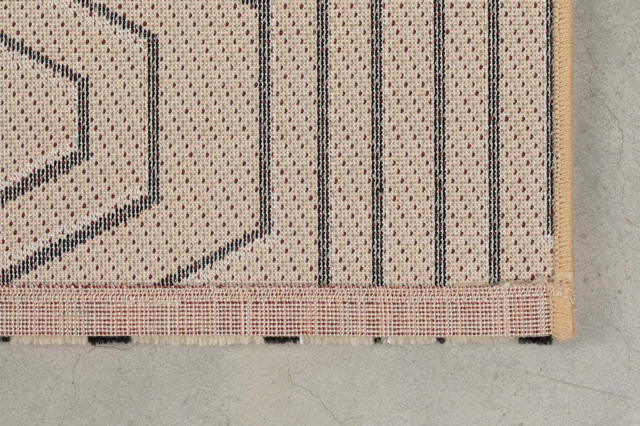 Vloerkleed Swinging Lines 160x230 Beige