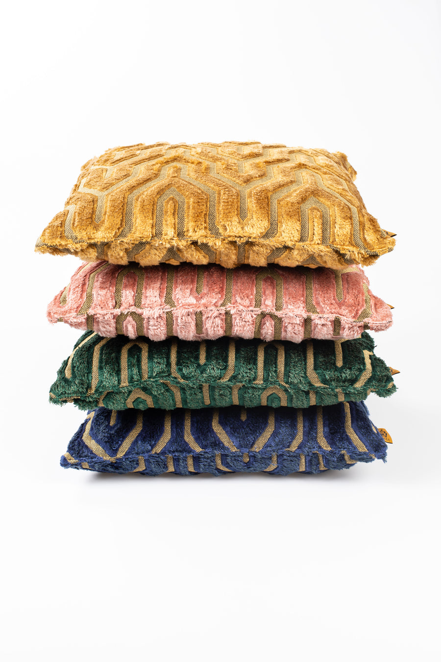 Kussen I Feel So Soft Geel (set van 6)