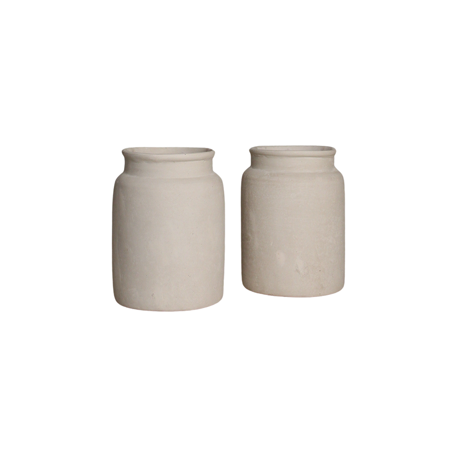 Chalk decoratieve vaas mandore m - 22x22x31 cm
