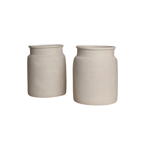 Chalk decoratieve vaas mandore l - 37,5x37,5x35 cm