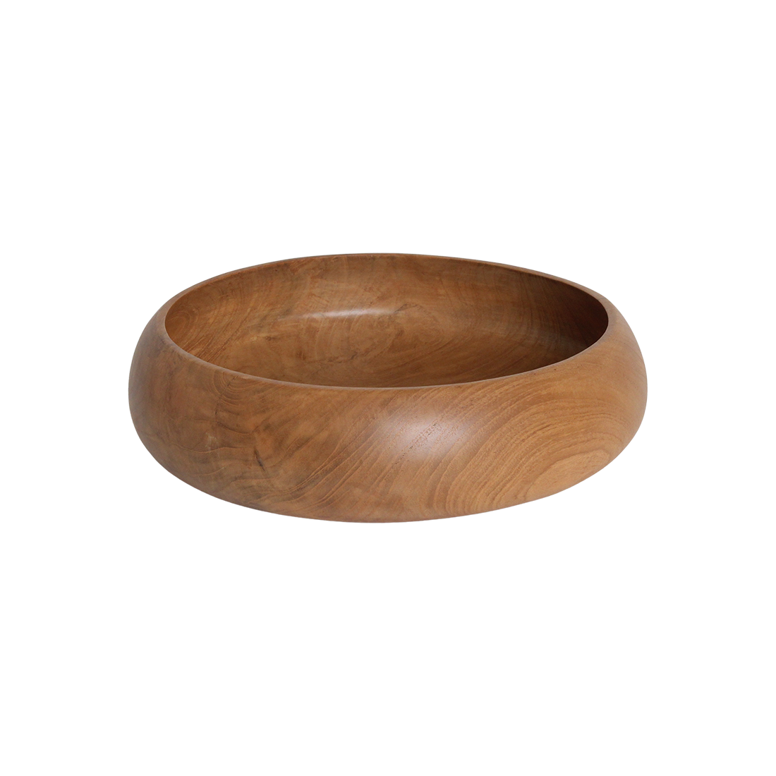 Teakhouten schaal medium - ø 30 cm