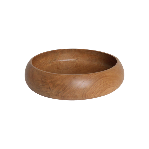 Teakhouten schaal medium - ø 30 cm