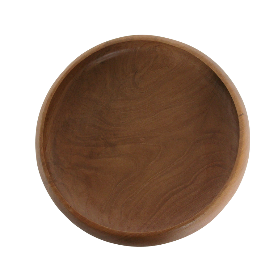 Teakhouten schaal medium - ø 30 cm