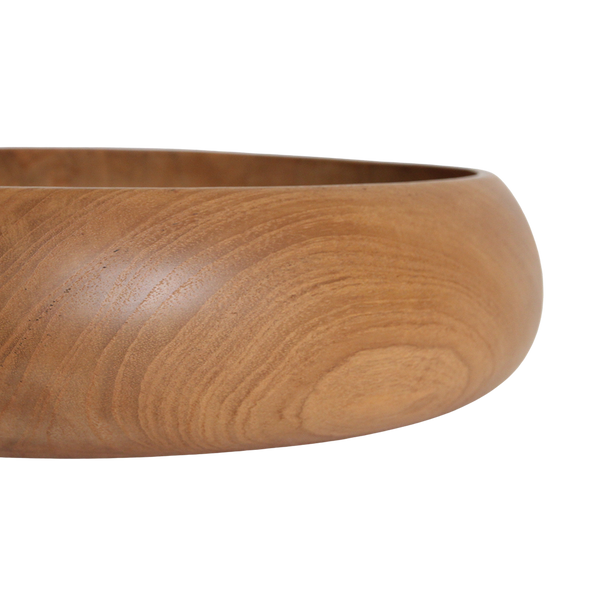 Teakhouten schaal medium - ø 30 cm