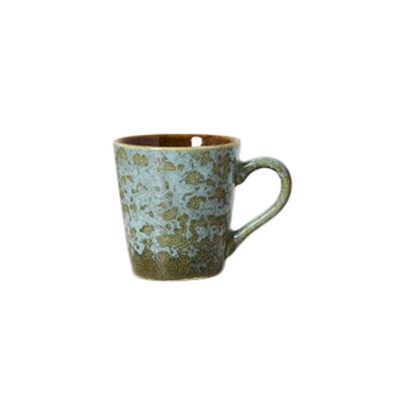 Espressomok 70s ceramics brutalism blauw