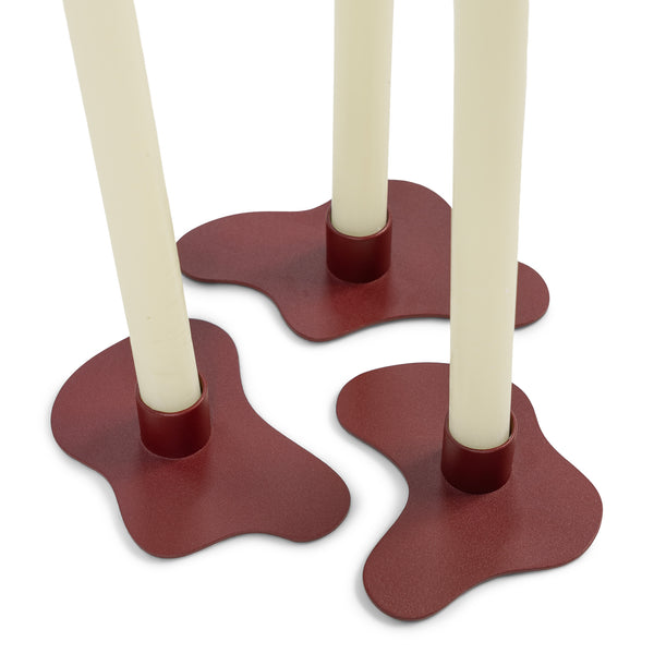 Kandelaar Melt burgundy