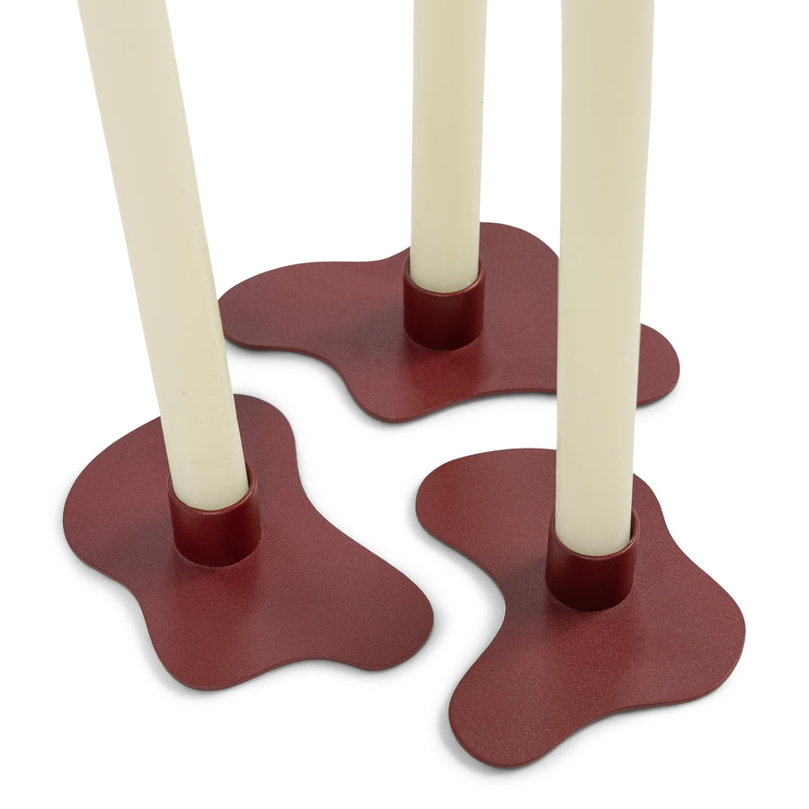 Kandelaar Melt burgundy