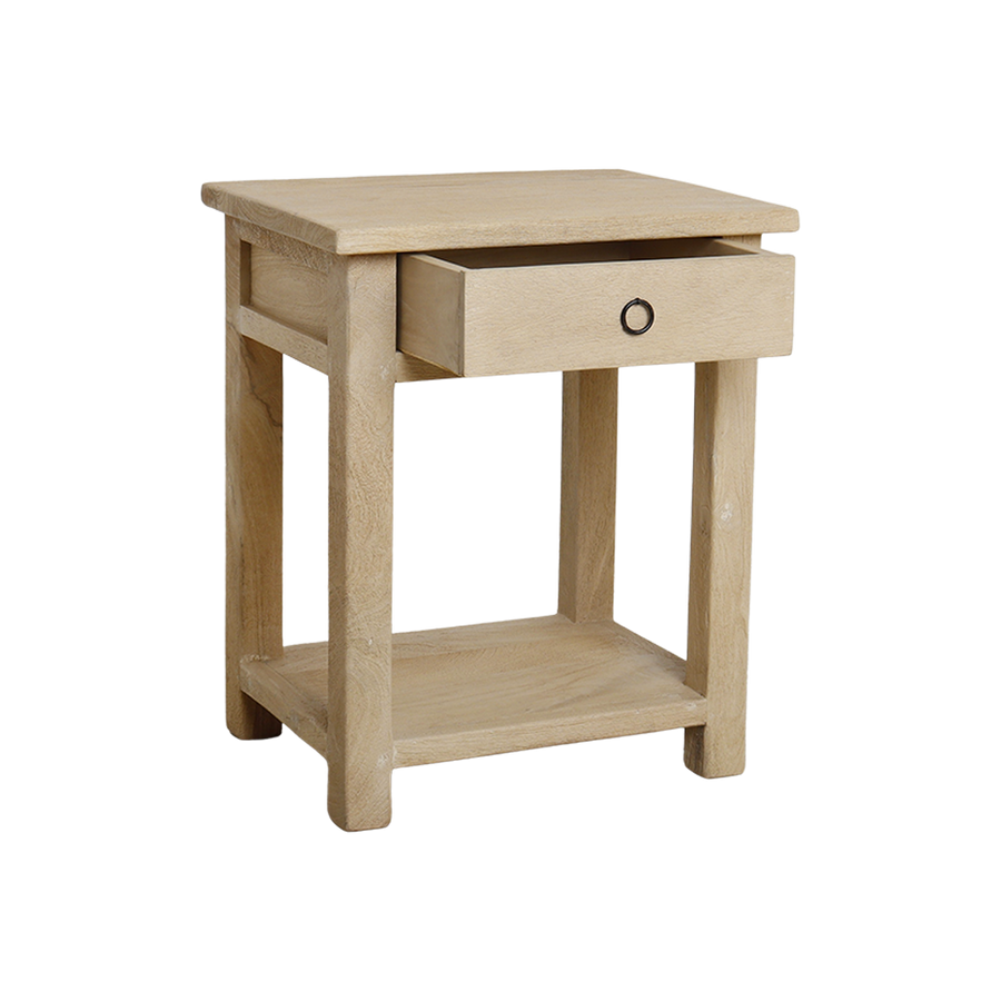 Beachwood nachtkastje mangohout - 50x38x60 cm