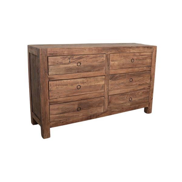 Farmwood houten ladekast - 140x42x85 cm