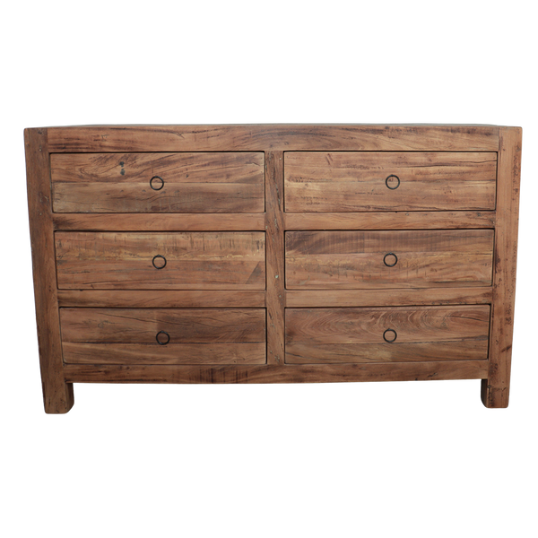 Farmwood houten ladekast - 140x42x85 cm