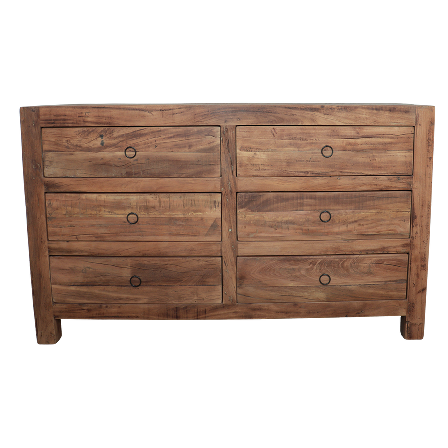Farmwood houten ladekast - 140x42x85 cm