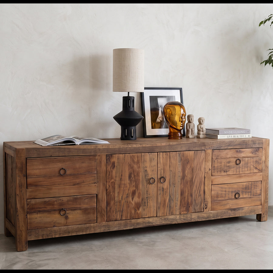 Farmwood houten tv-meubel - 180x42x60 cm