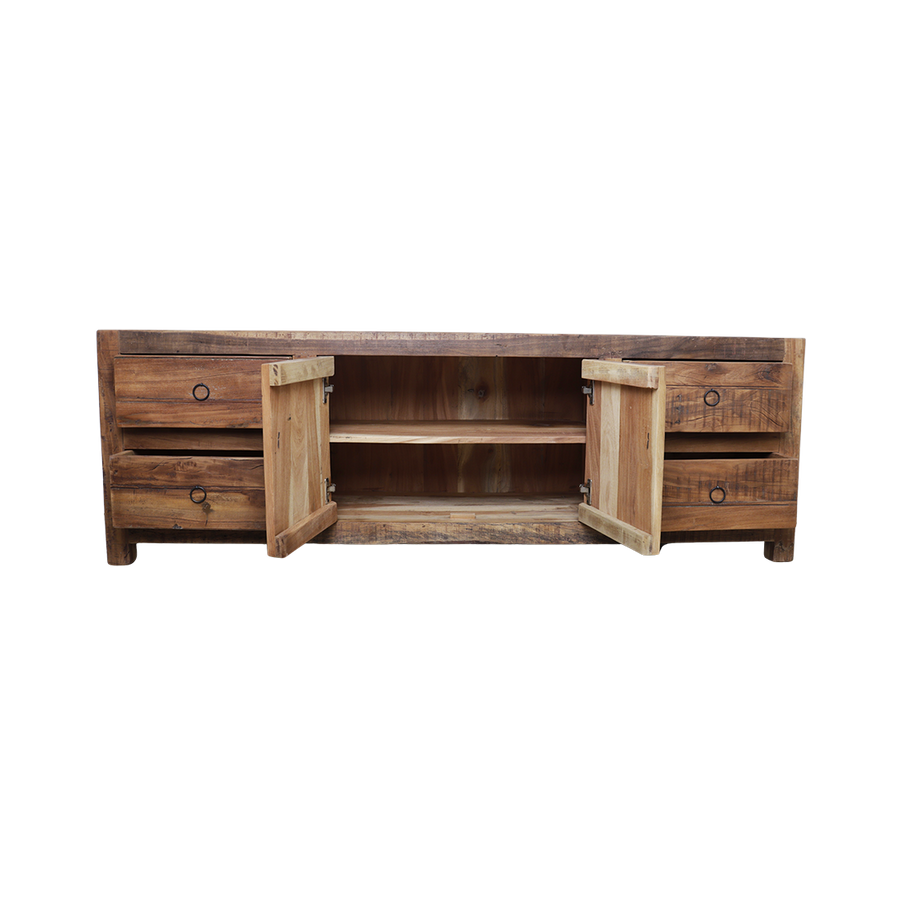 Farmwood houten tv-meubel - 180x42x60 cm