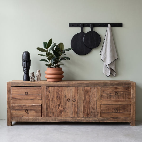 Farmwood houten tv-meubel - 180x42x60 cm