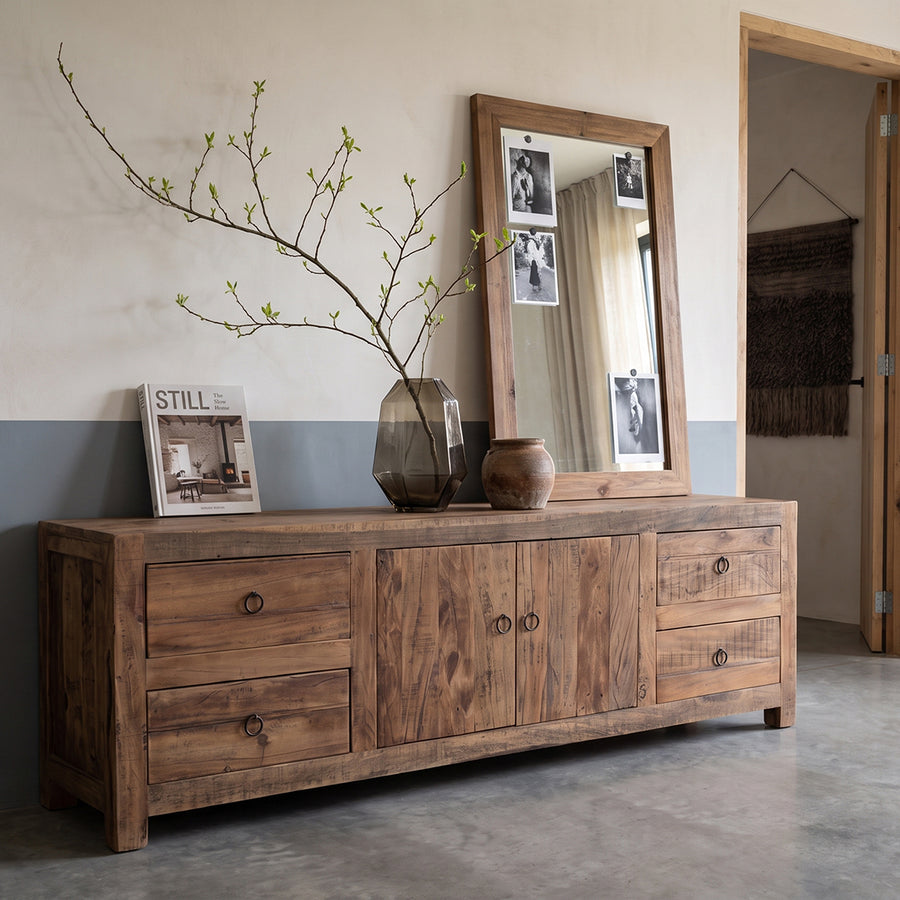 Farmwood houten tv-meubel - 180x42x60 cm