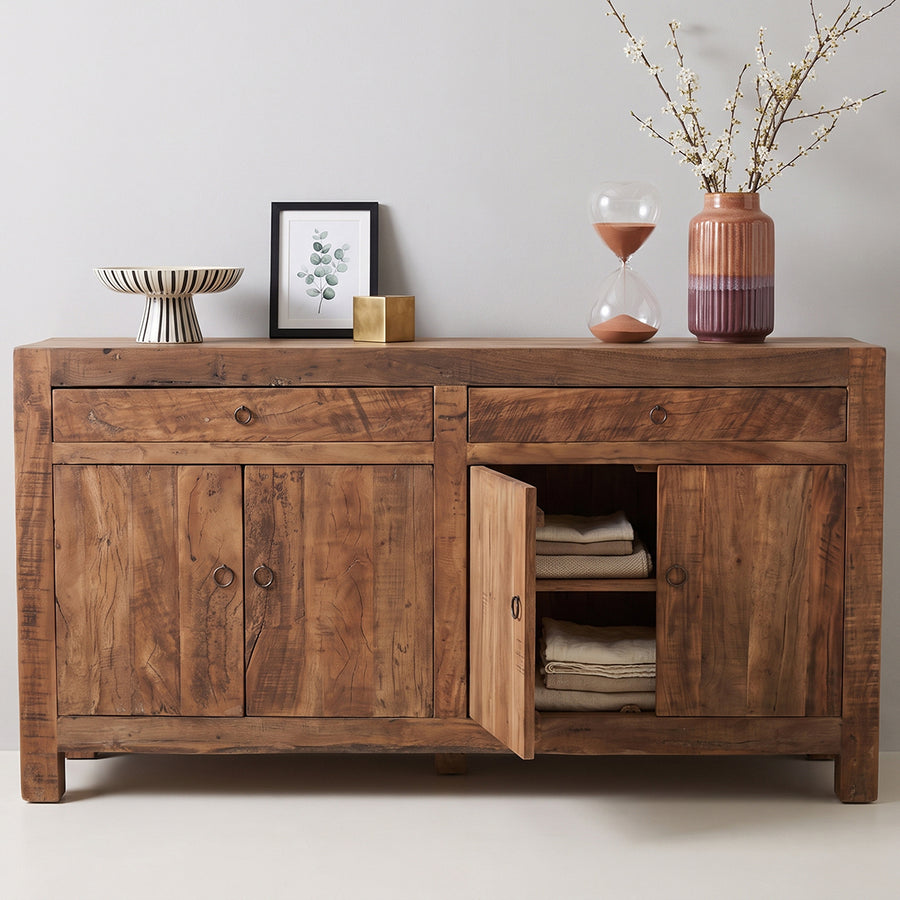 Farmwood houten dressoir - 160x42x85 cm