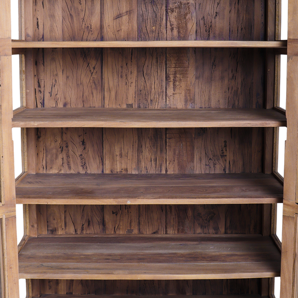 Farmwood houten vitrinekast - 114x50x190 cm