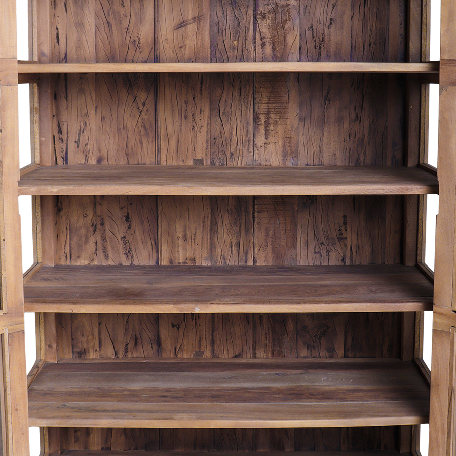Farmwood houten vitrinekast - 114x50x190 cm