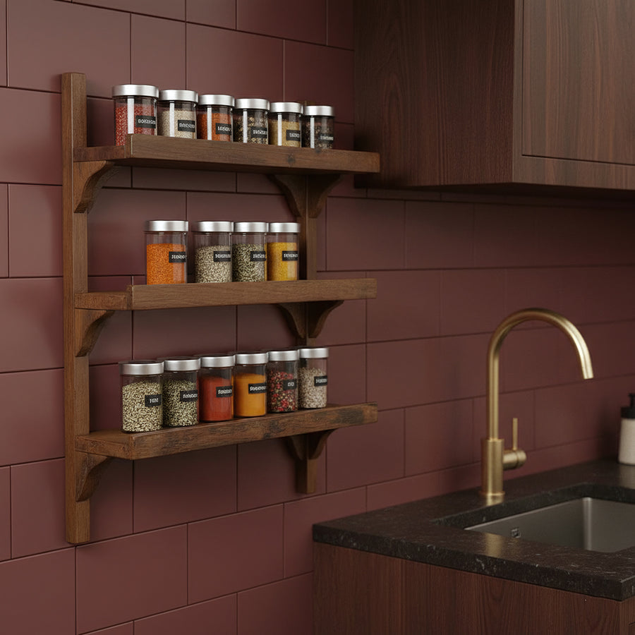 Factory keukenrek - fsc-gerecycled hout - 50x16x64 cm