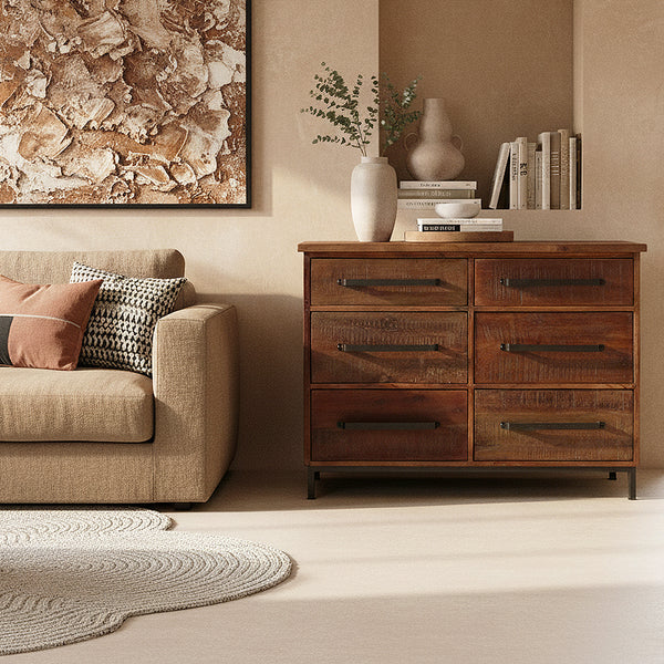 Factory dressoir met 6 laden