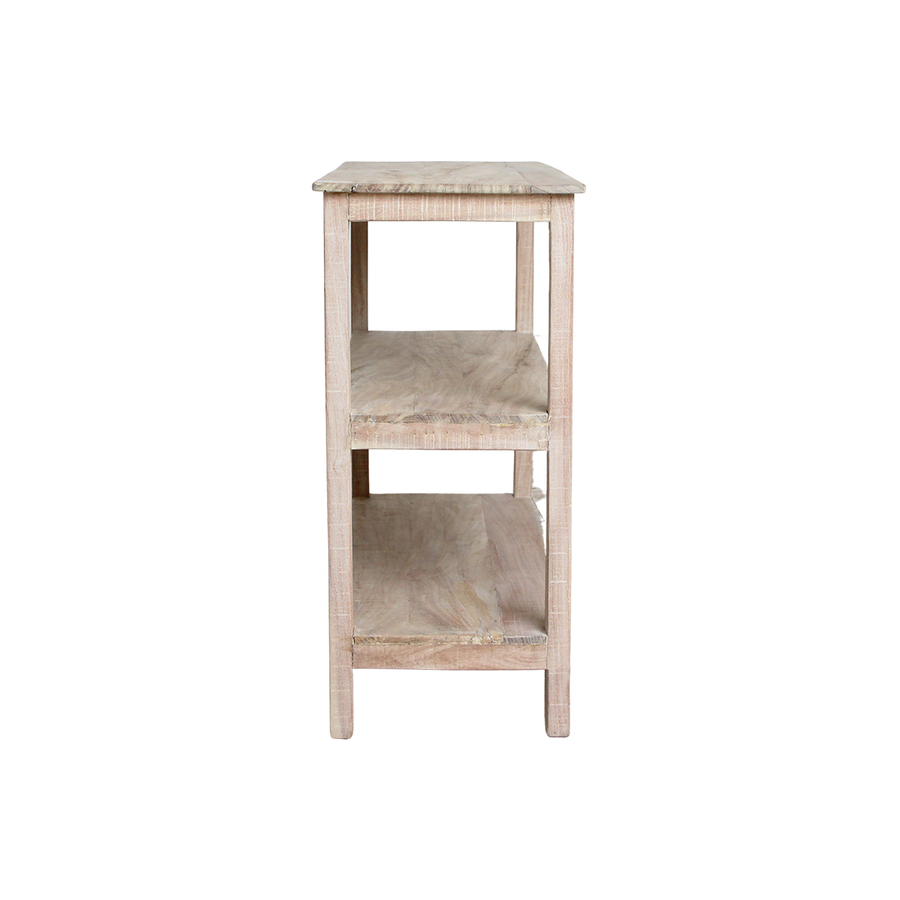 Limewash schoenenrek - 90x35x76 cm