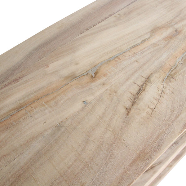 Limewash schoenenrek - 90x35x76 cm
