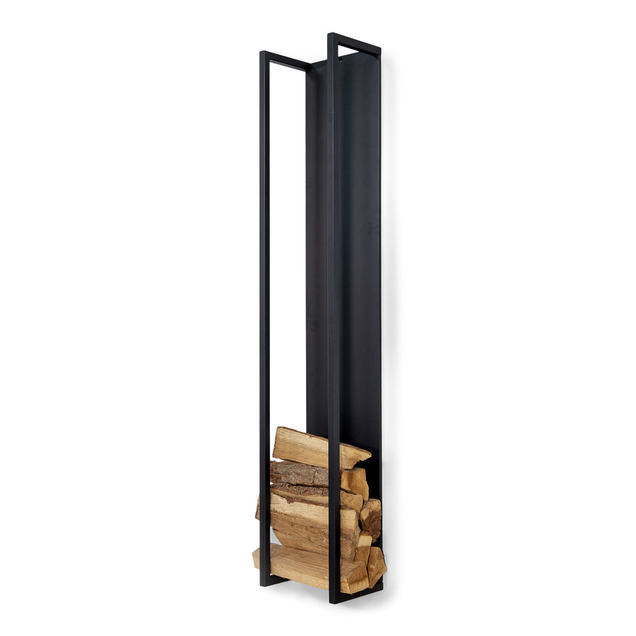 Houtopslag Cubic Fire zwart